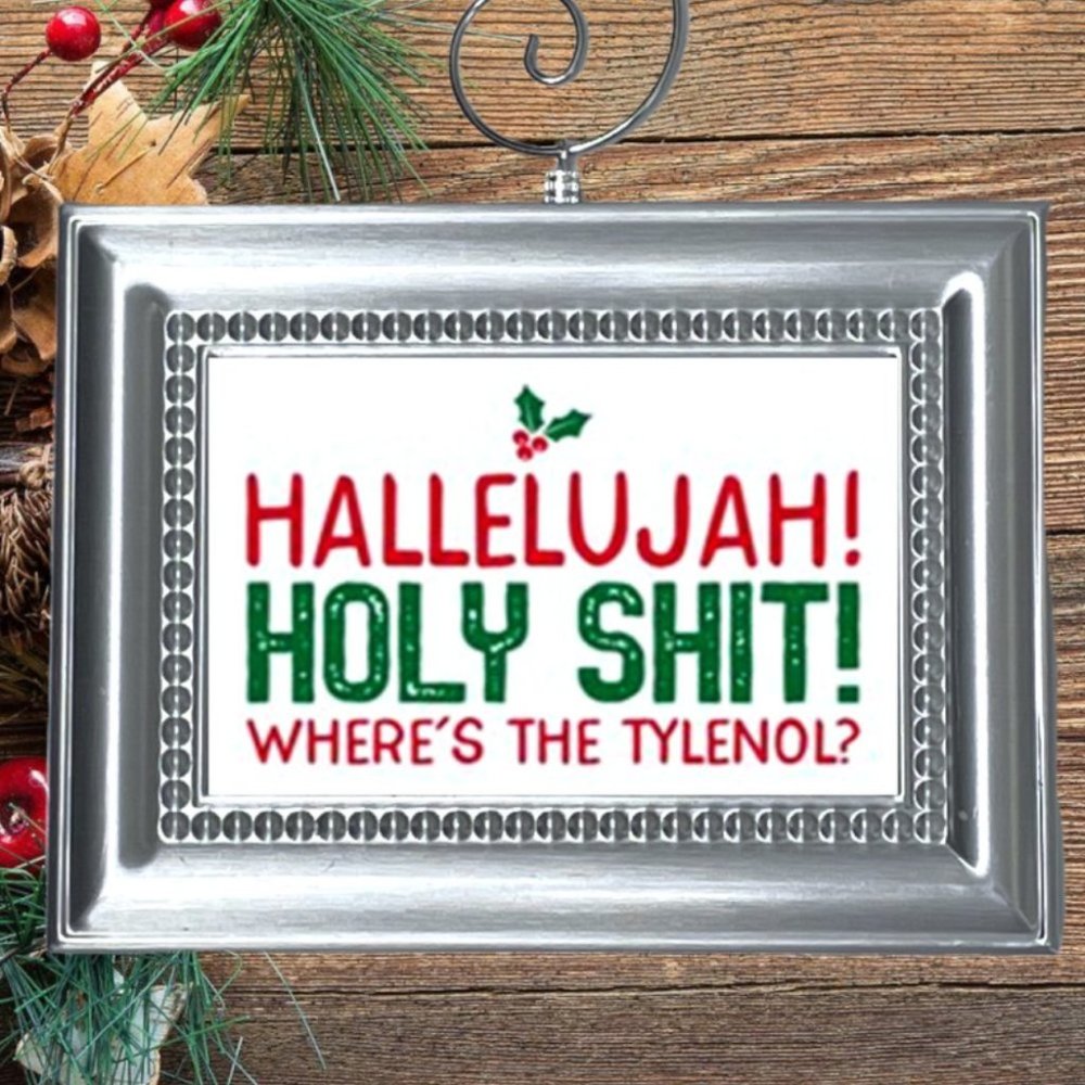 National Lampoons‎ Christmas Vacation Clark Griswold Funny Quote Custom Ornament